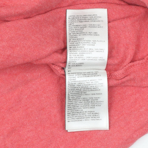 Superdry Women's Red Long Sleeve T-Shirt, Size 4, Casual Style