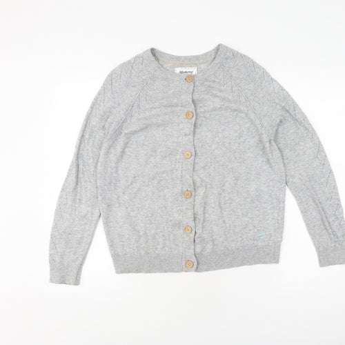 Mantaray Women's Grey Cardigan Knit Jumper Size 14