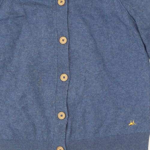 Mantaray Women's Blue Cardigan Size 14 Crew Neck