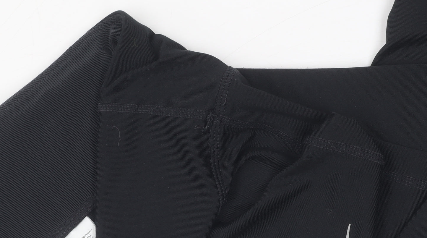 Nike Women’s Black Cropped Leggings S - Running, Gym Wear
