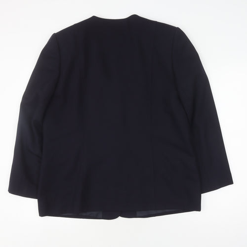 MATCHset Women's Black Suit Jacket, Size 16