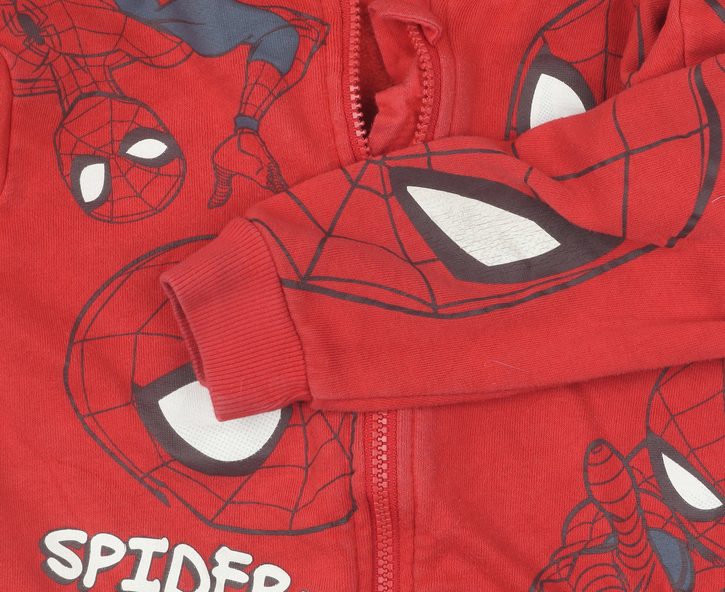 Marvel Boys Red Spider-Man Full Zip Hoodie 5-6 Years