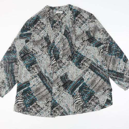 Damart Women's Multicoloured Geometric Blouse Size 22