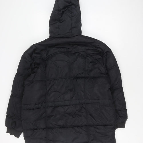 Topshop Women's Black Puffer Jacket Size 10