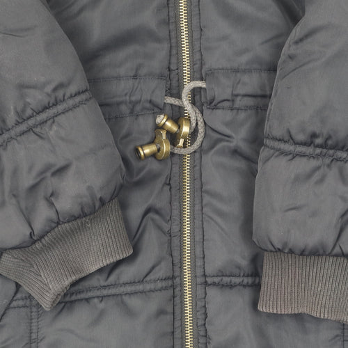 Topshop Women's Black Puffer Jacket Size 10