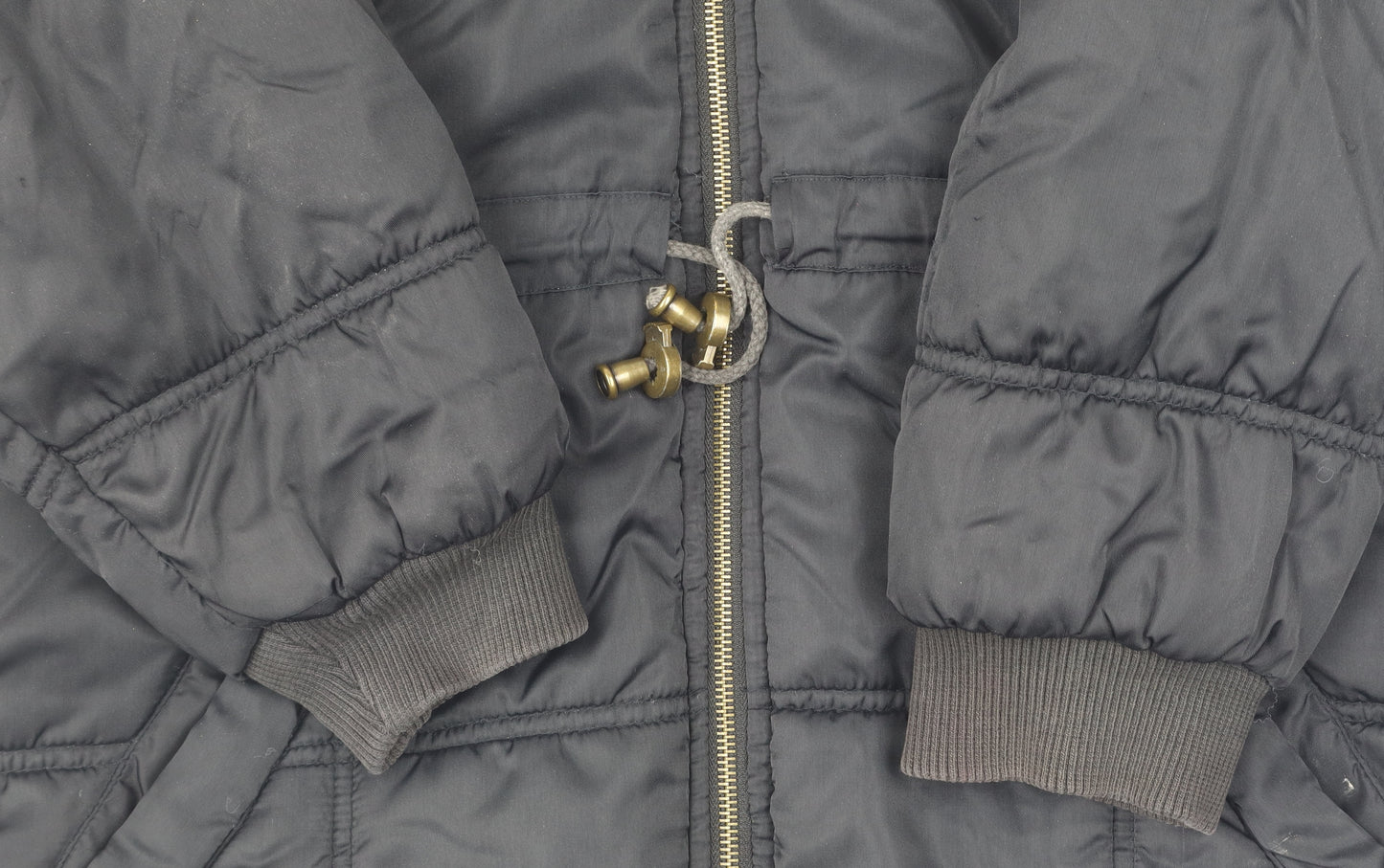 Topshop Women's Black Puffer Jacket Size 10