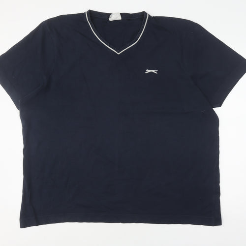 Slazenger Men's Blue 3XL V-Neck T-Shirt