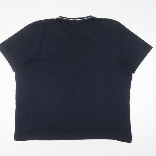 Slazenger Men's Blue 3XL V-Neck T-Shirt