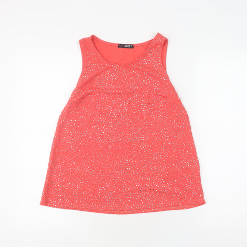 Quiz Women's Red Sequin Tank Top, Size 10