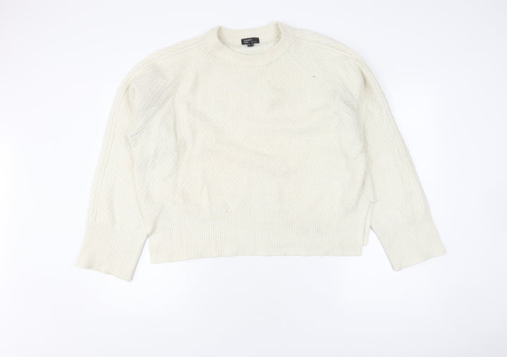 Nobody's Child Women's White Pullover Jumper M