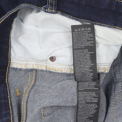 Jacamo Men's Blue Straight Relaxed Fit Denim Jeans 44