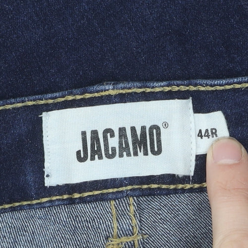 Jacamo Men's Blue Straight Relaxed Fit Denim Jeans 44
