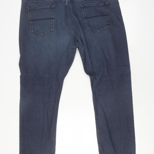 Marks and Spencer Men's Blue Straight Jeans Size 44