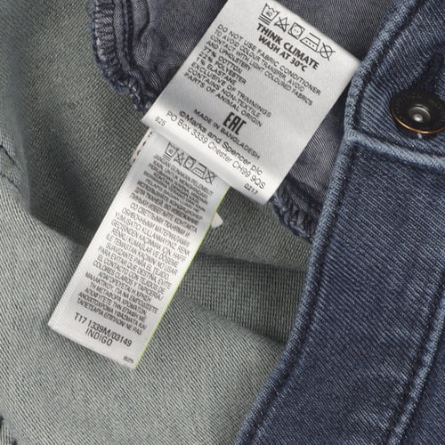 Marks and Spencer Men's Blue Straight Jeans Size 44