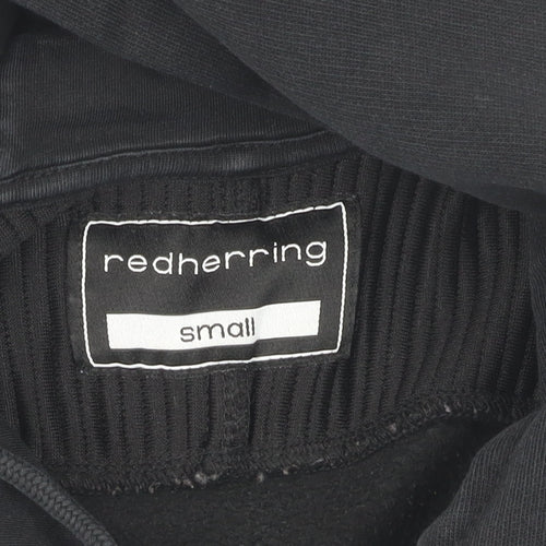 Redherring Men's Black Pullover Hoodie Small Size