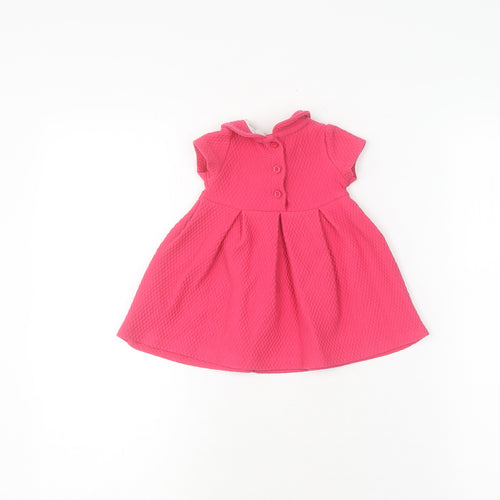 Jasper Conran Girls' Pink A-Line Dress Newborn