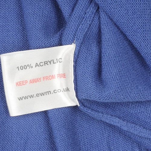 Honor Millburn Women's Blue High Neck Jumper Size 22