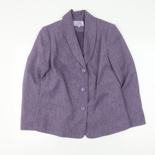 Honor Millburn Women's Purple Blazer Size 12