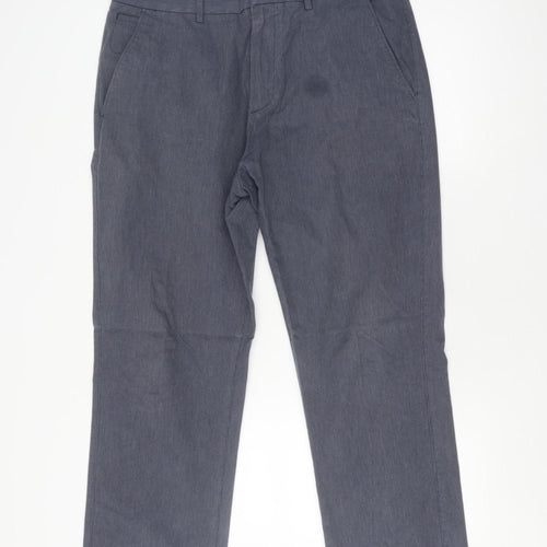 Banana Republic Men's Blue Chino 36 Straight Trousers