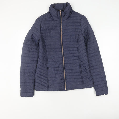 Mountain Warehouse Women's Blue Puffer Jacket Size 8