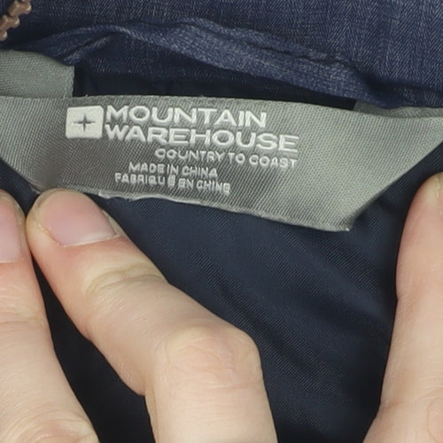Mountain Warehouse Women's Blue Puffer Jacket Size 8
