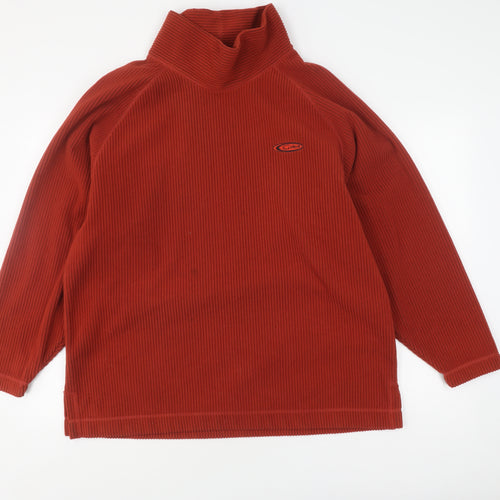 Gelert Unisex Red High Neck Pullover Jumper Size 16