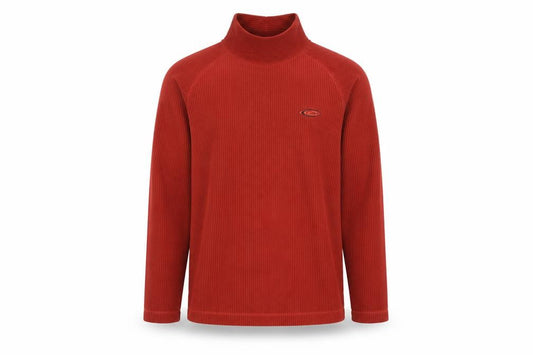 Front view of Gelert unisex red high neck jumper, size 16