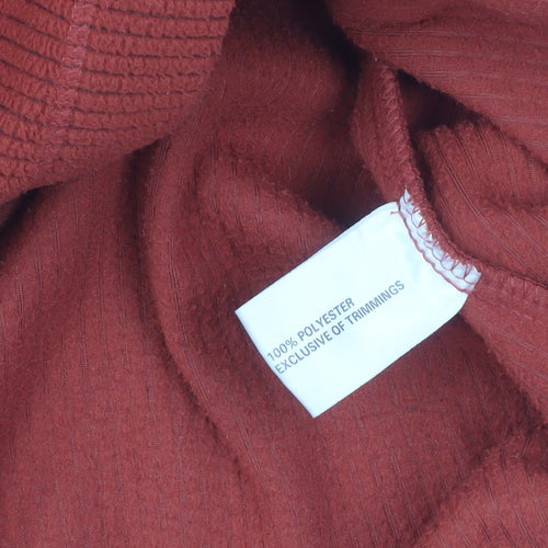Gelert Unisex Red High Neck Pullover Jumper Size 16