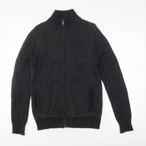Guess Men's XS Black Full Zip Jumper