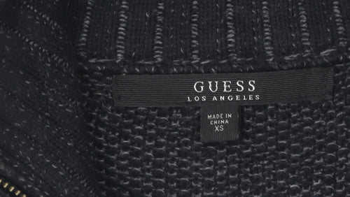Guess Men's XS Black Full Zip Jumper