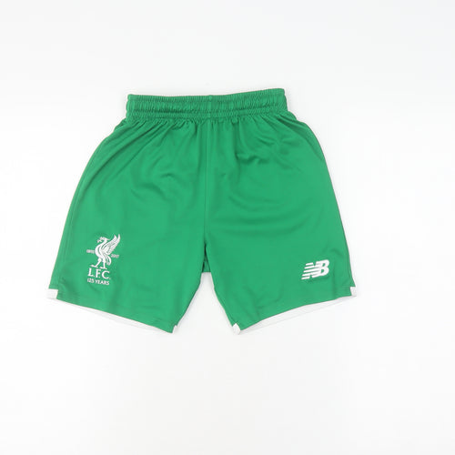 New Balance Boys' Green Athletic Shorts Size 9 Sports Ideal