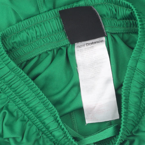New Balance Boys' Green Athletic Shorts Size 9 Sports Ideal