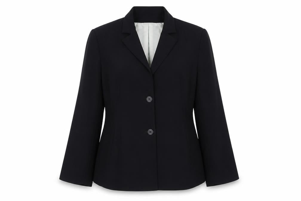 Front view of Jasper Conran Women's Black Blazer, size 12, Business Wear