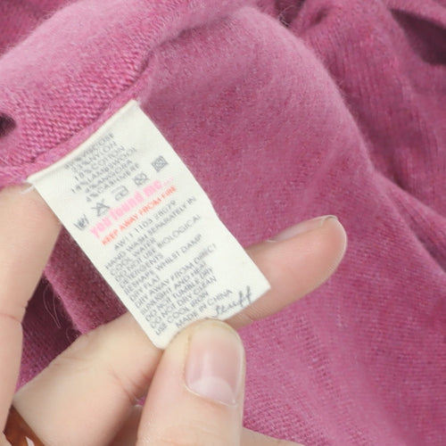 Weird Fish Women's Pink A-Line Knit Dress, Size 12