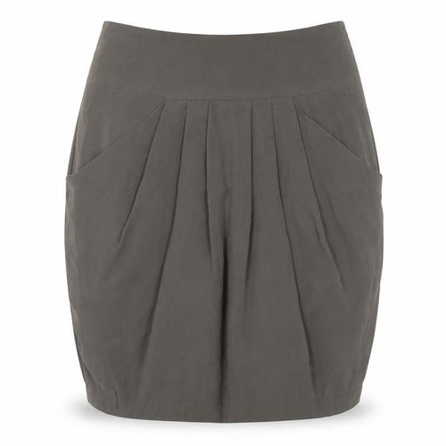 Reiss Women's Grey Pleated Knee Length Skirt Size 8