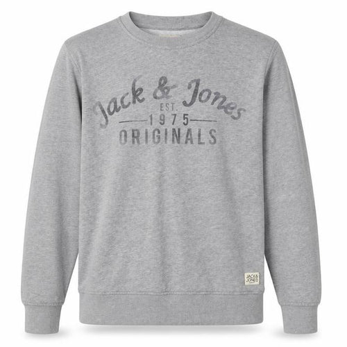 Jack & Jones Men's Grey Pullover Sweatshirt M