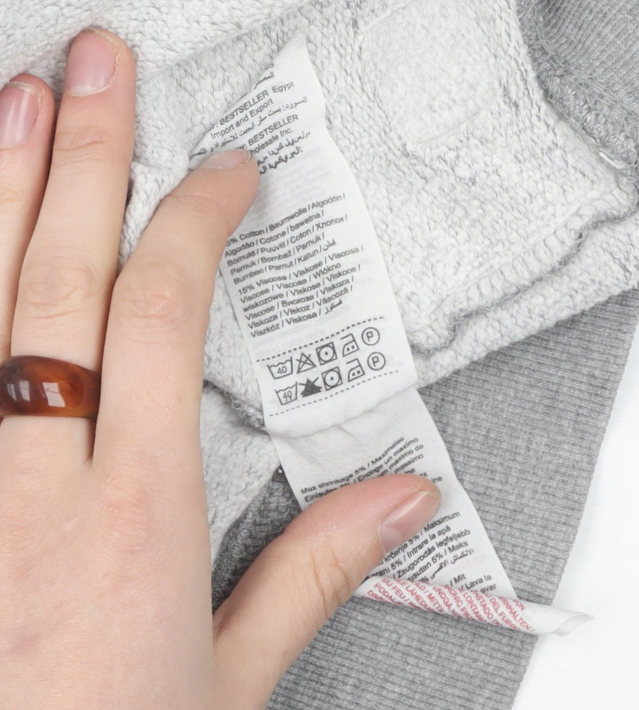 Jack & Jones Men's Grey Pullover Sweatshirt M