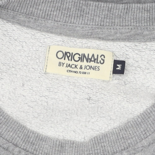 Jack & Jones Men's Grey Pullover Sweatshirt M