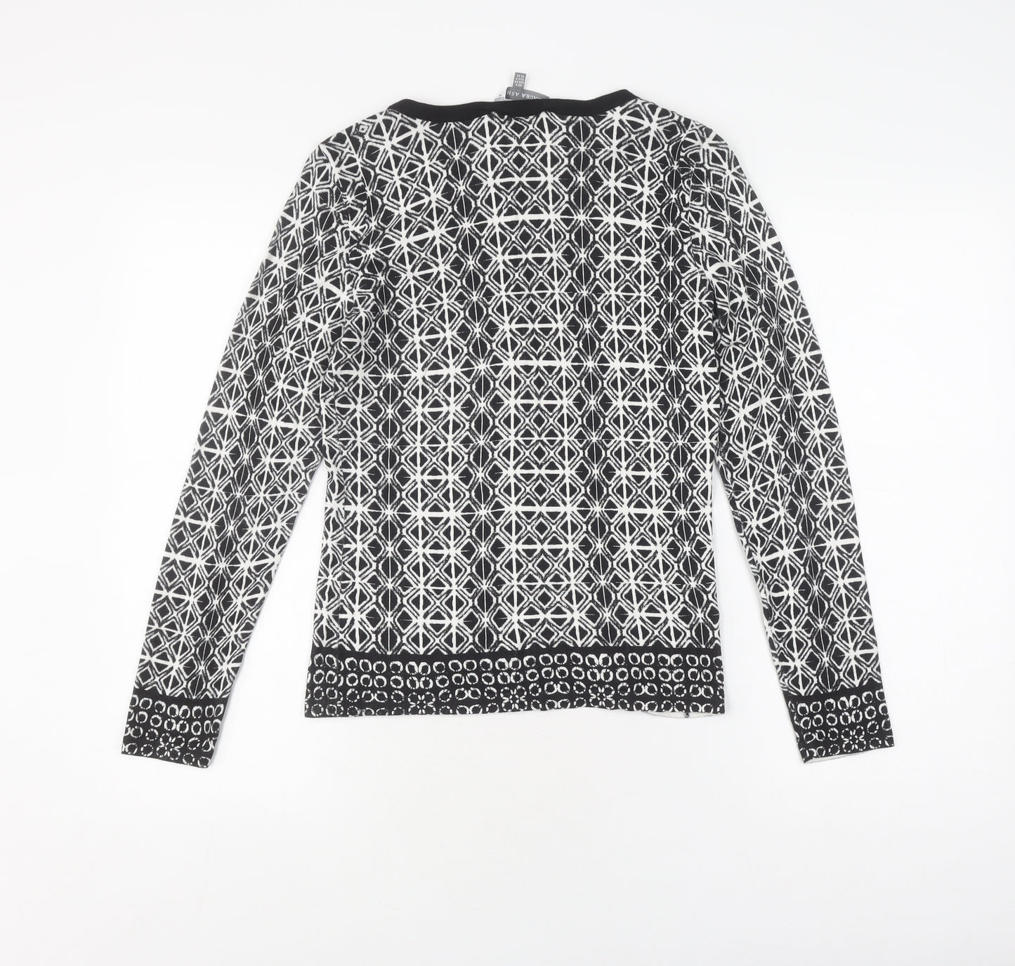 Laura Ashley Women's Geometric Knit Jumper, Size 8