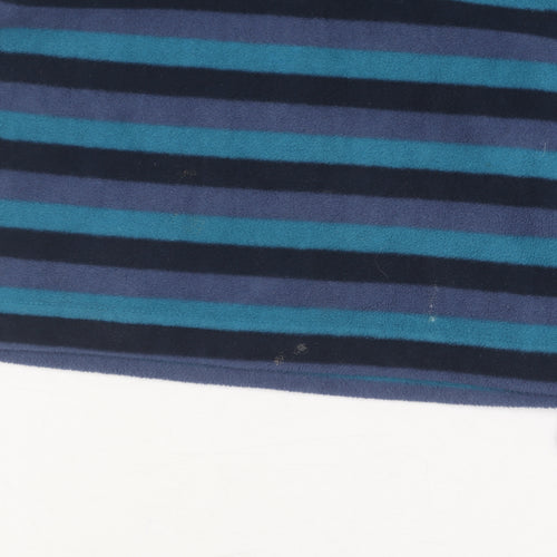 Mountain Warehouse Boys Blue Striped Fleece Sweatshirt 9-10 Years