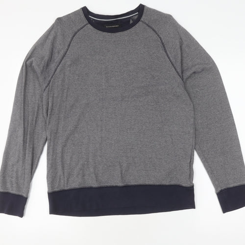 Banana Republic Unisex Grey Pullover Sweatshirt L