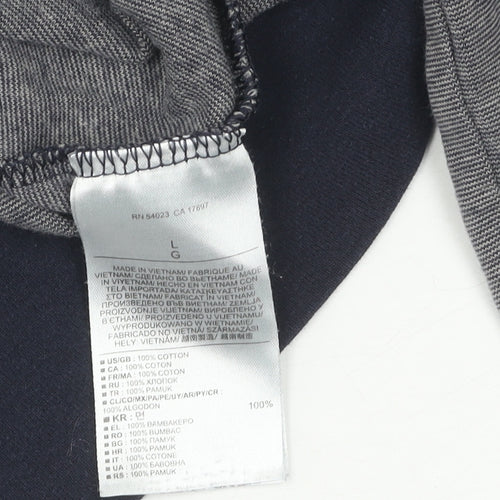 Banana Republic Unisex Grey Pullover Sweatshirt L