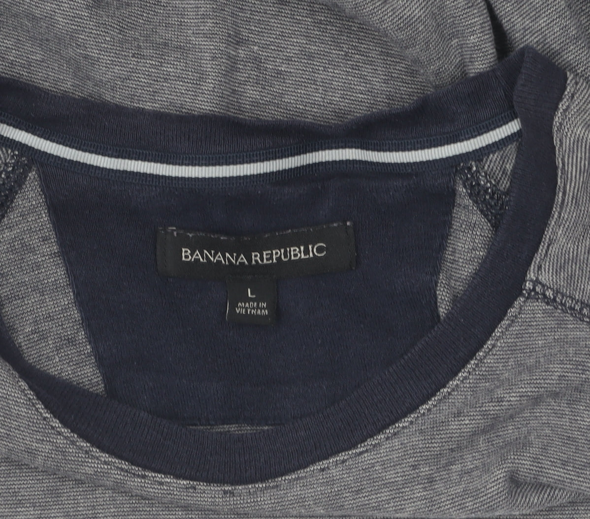 Banana Republic Unisex Grey Pullover Sweatshirt L