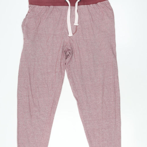 SC&Co California Red Striped Joggers - L, Unisex Adults - Casual Wear