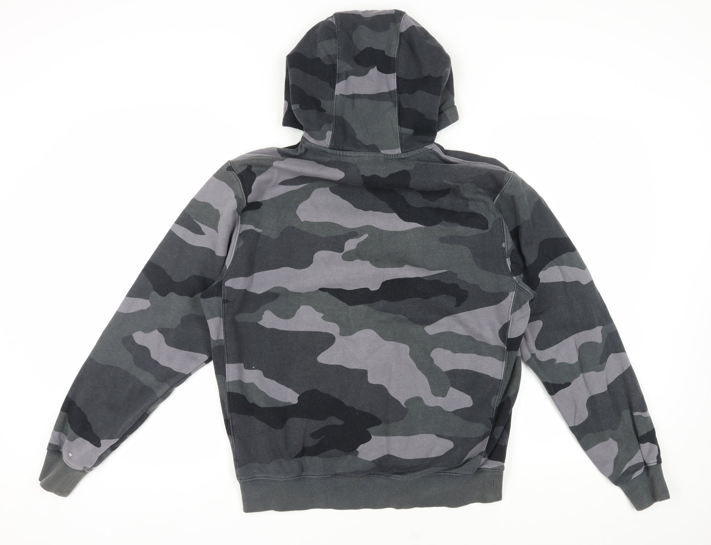 Nike Men's Grey Camouflage Pullover Hoodie M