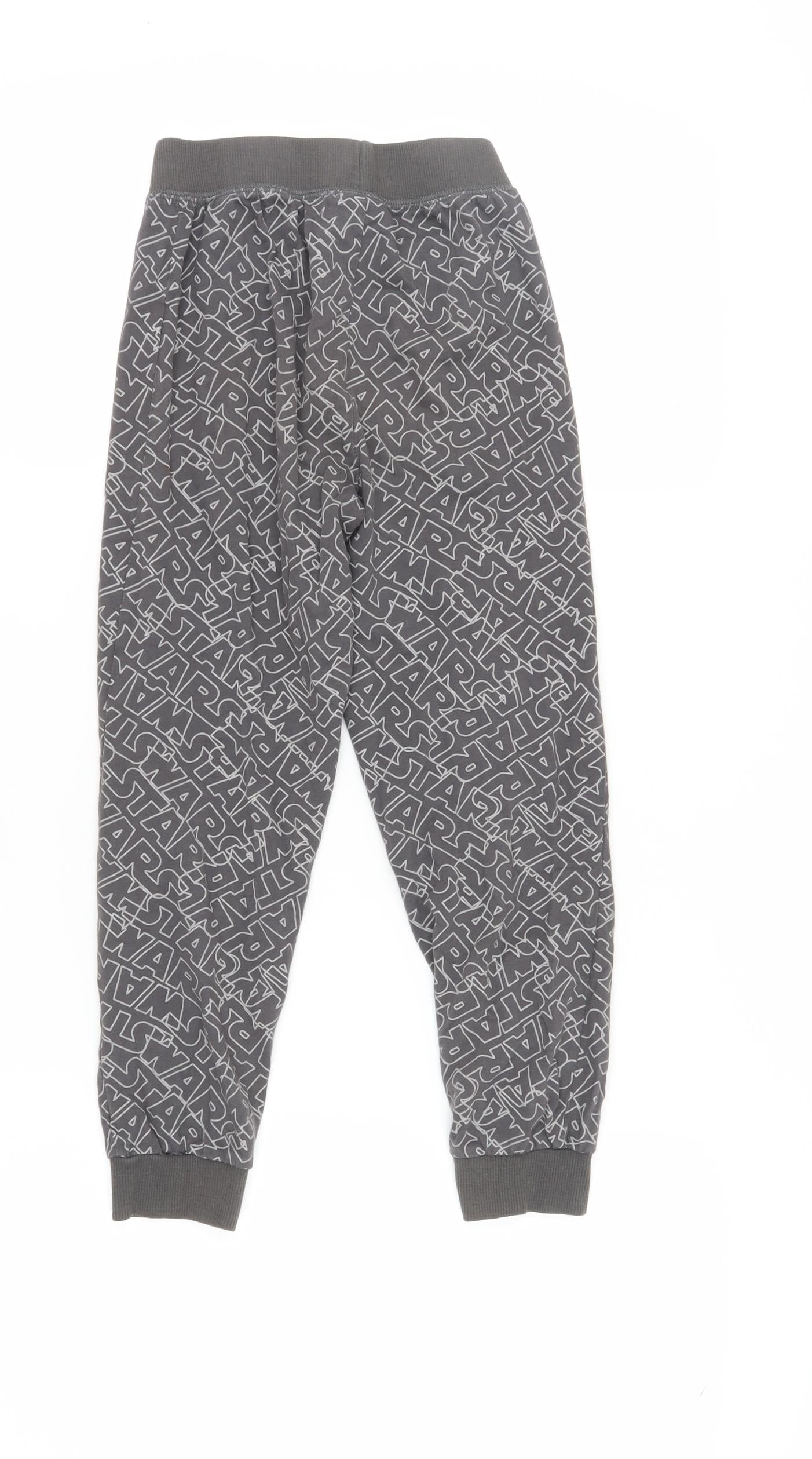 Star Wars Boys Grey Pyjama Pants 7-8 Years Graphic Print
