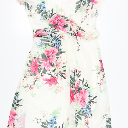 Dorothy Perkins Women's Floral Wrap Dress, Size 10