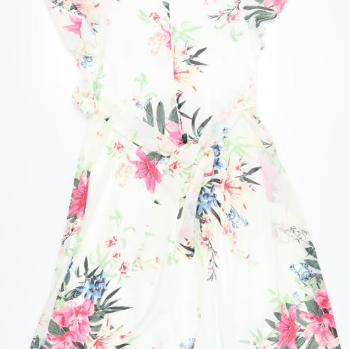 Dorothy Perkins Women's Floral Wrap Dress, Size 10