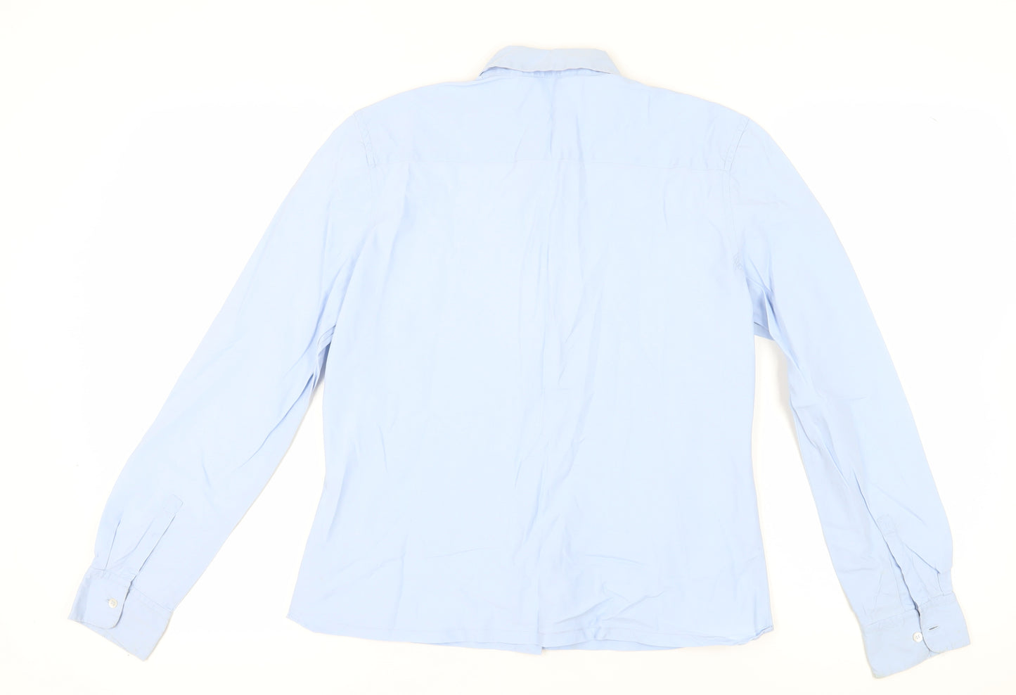 Nicole Farhi Women's Blue Button-Up Shirt UK 12
