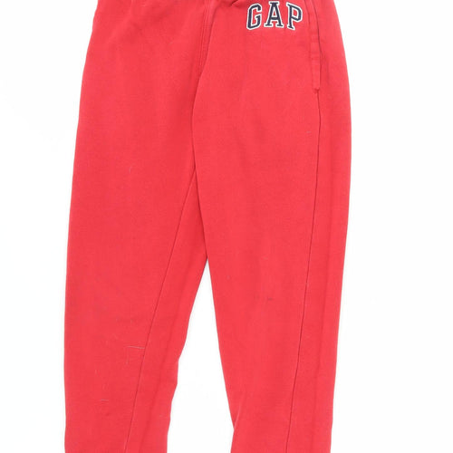 Gap Girls Red Jogger Trousers, Size M, Casual Wear